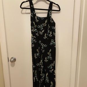 Floral wide-leg jumpsuit